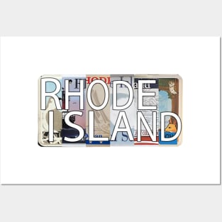 Rhode Island License Plates Posters and Art